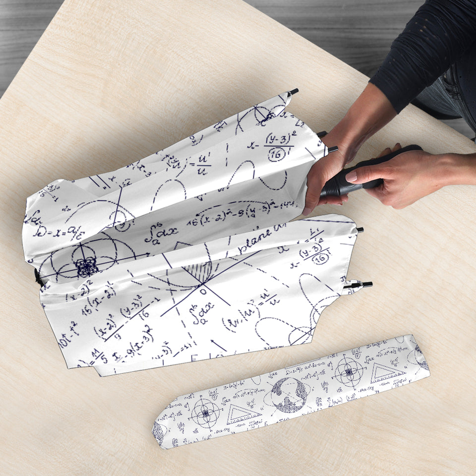 Math Pattern Print Design 03 Umbrella