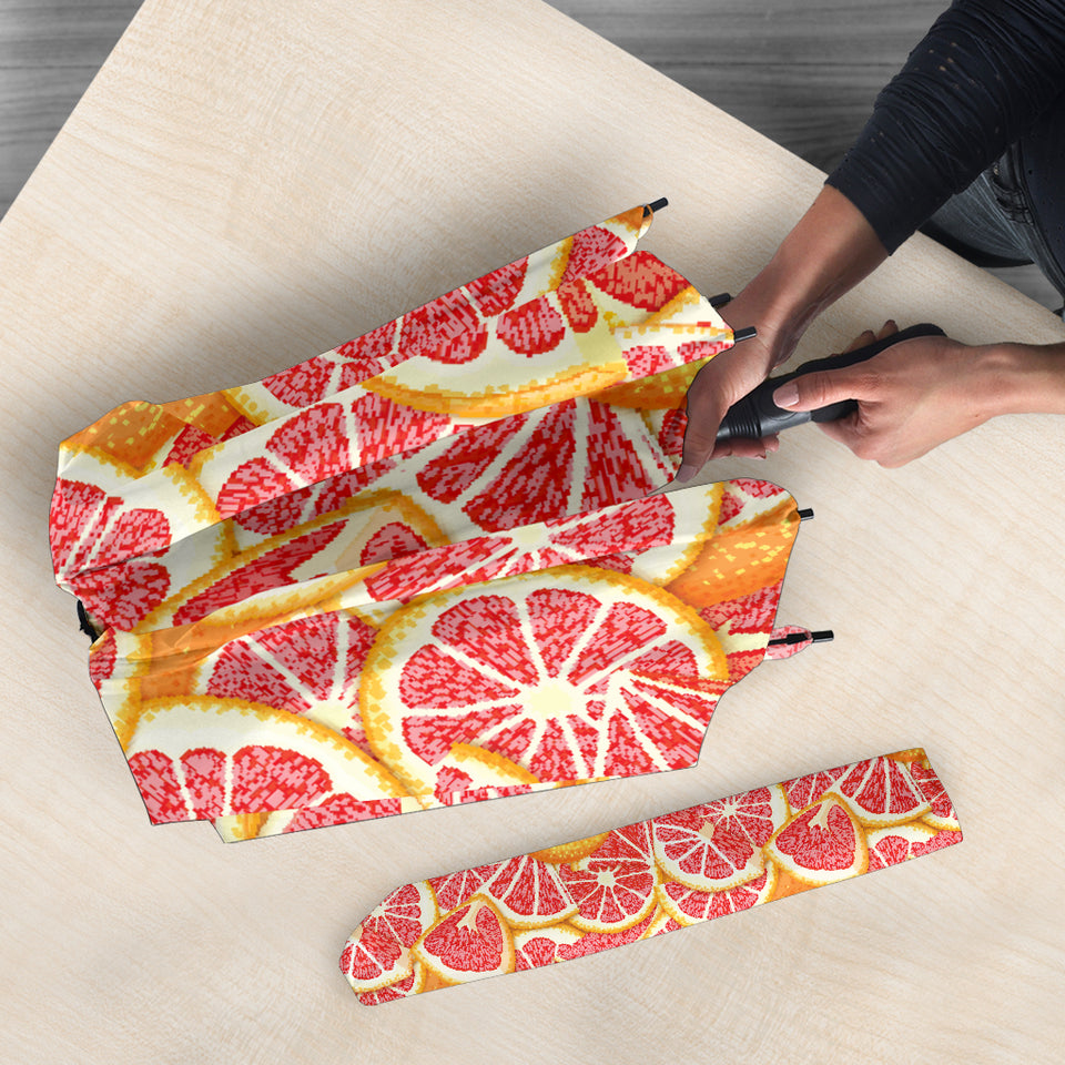 Tropical Grapefruit Pattern Umbrella