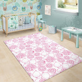 Sketch Guava Pattern Area Rug