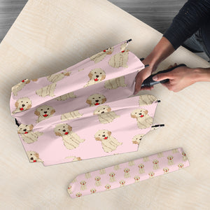 Golden Retriever Pattern Print Design 02 Umbrella
