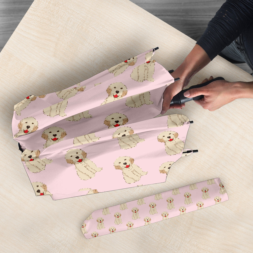 Golden Retriever Pattern Print Design 02 Umbrella