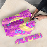 Moon Pink Rose Background Umbrella