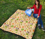 Guinea Pig Pattern Print Design 05 Premium Quilt