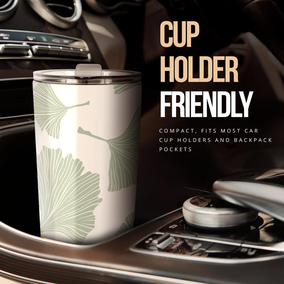 Ginkgo Leaves Pattern Tumbler