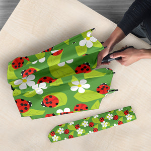 Ladybug Pattern Print Design 01 Umbrella