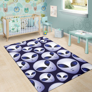 Alien Pattern Print Design 01 Area Rug
