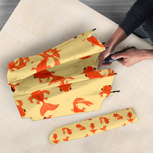 Goldfish Pattern Print Design 02 Umbrella