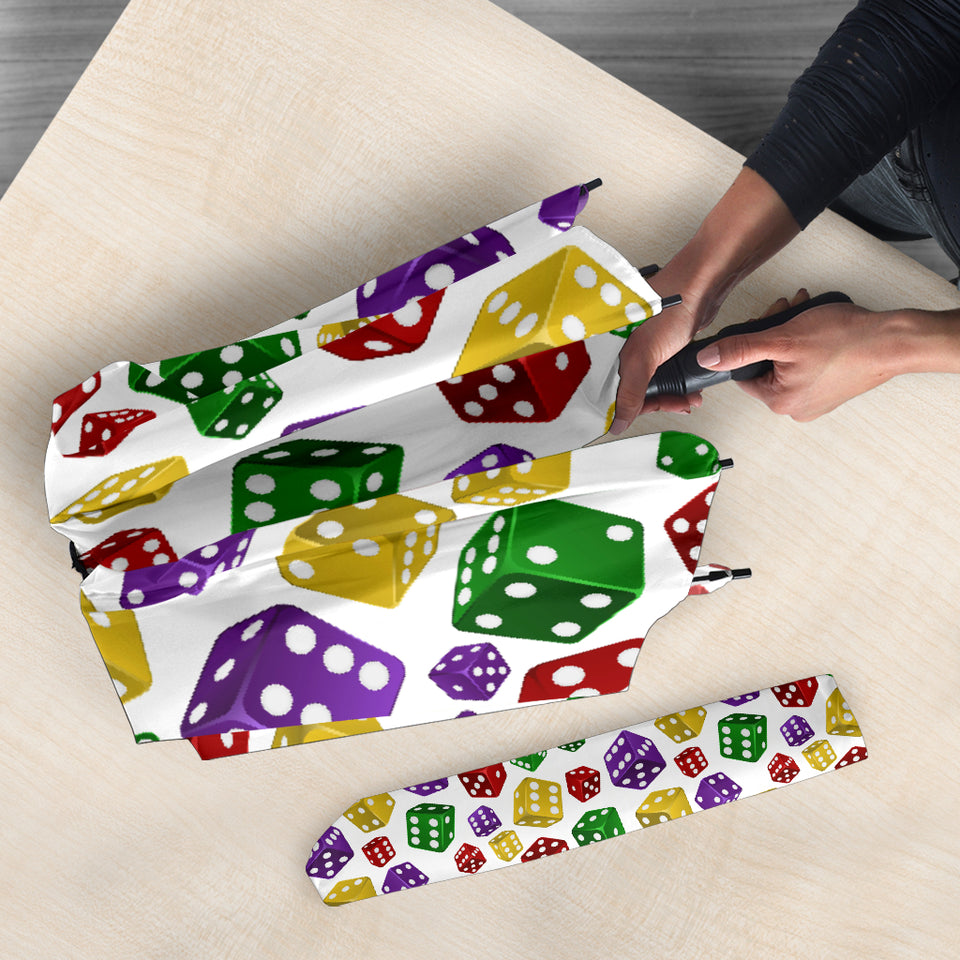 Dice Pattern Print Design 03 Umbrella