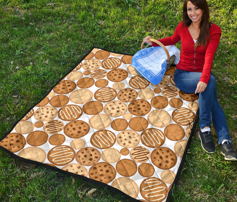 Various Cookie Pattern Premium Quilt
