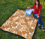 Various Cookie Pattern Premium Quilt