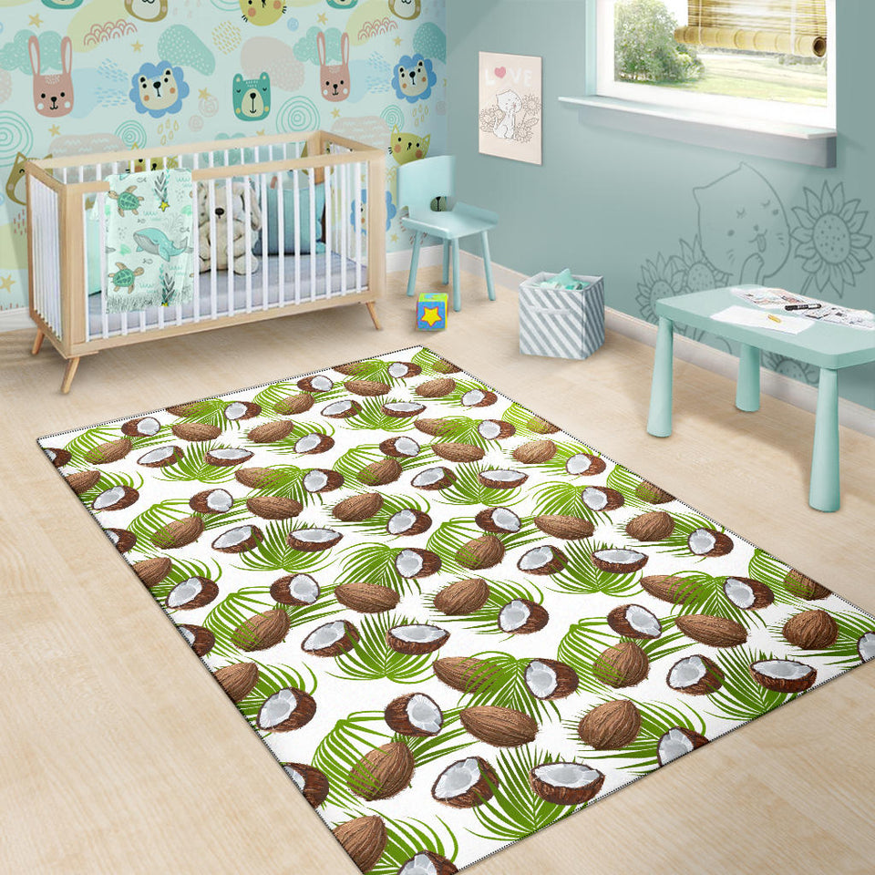 Coconut Pattern Print Design 04 Area Rug