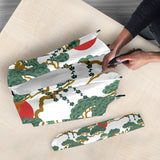 Bonsai Red Sun Japanese Pattern Umbrella
