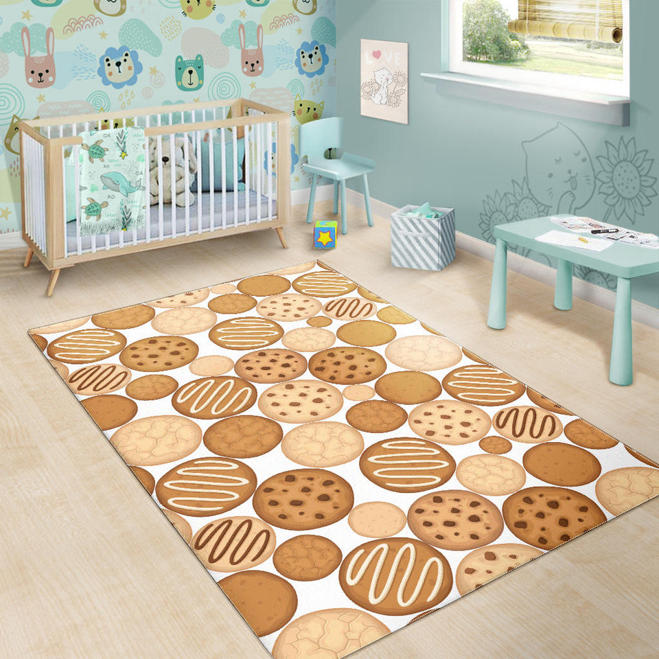 Various Cookie Pattern Area Rug