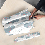 Cute Rhino Heart Pattern Umbrella