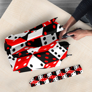 Dice Pattern Print Design 02 Umbrella