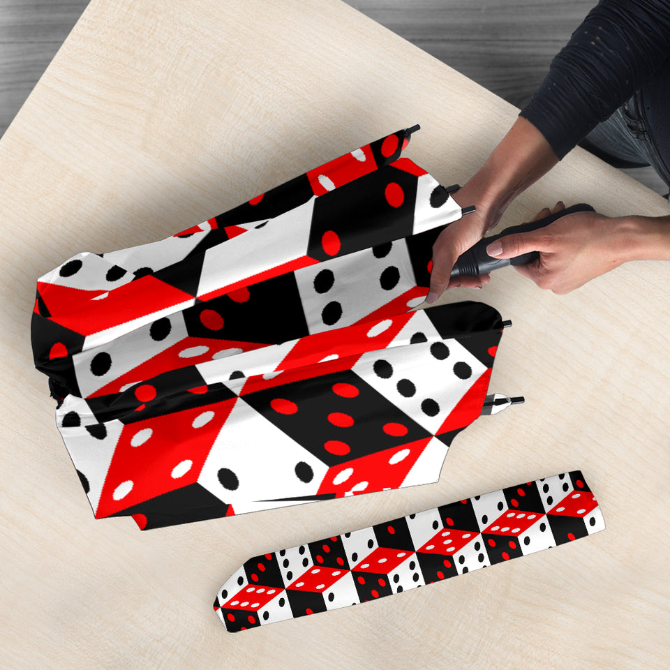 Dice Pattern Print Design 02 Umbrella