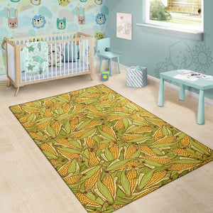 Corn Pattern Print Design 01 Area Rug