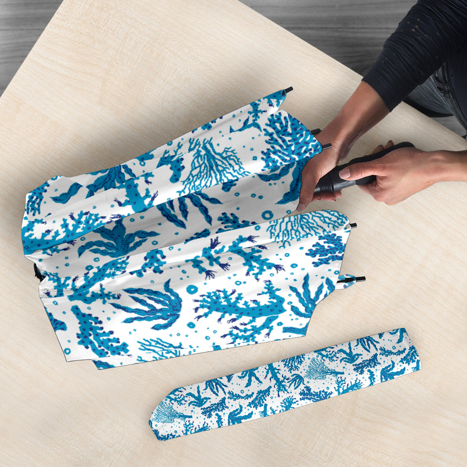 Coral Reef Pattern Print Design 01 Umbrella