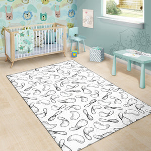 Potato Chips Pattern Print Design 04 Area Rug