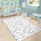 Potato Chips Pattern Print Design 04 Area Rug