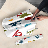 Colorful Helicopter Pattern Umbrella