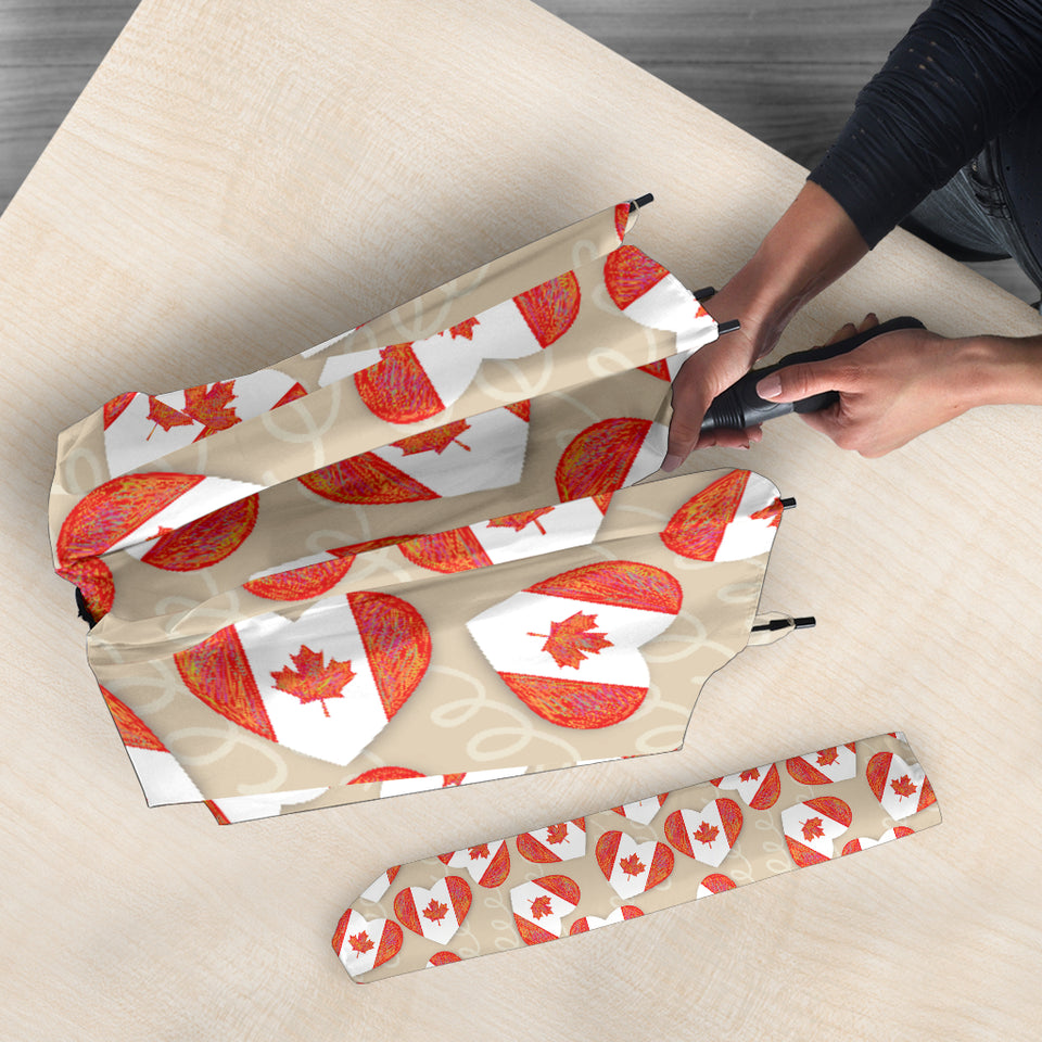 Canada Pattern Print Design 01 Umbrella