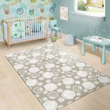 Scallop Shell Pattern Area Rug