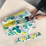 Cute Parrot Toucan Flamingo Cactus Exotic Leaves Pattern Umbrella