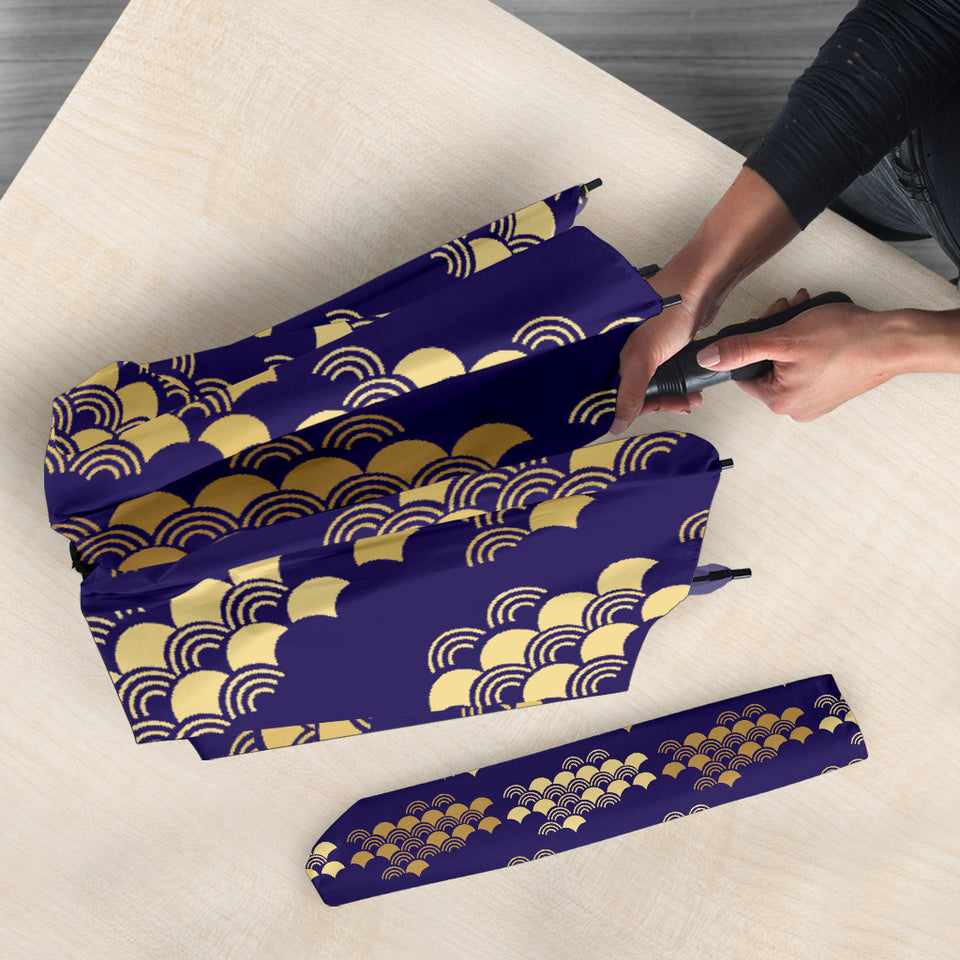 Beautiful Japanese Fan Pattern Umbrella