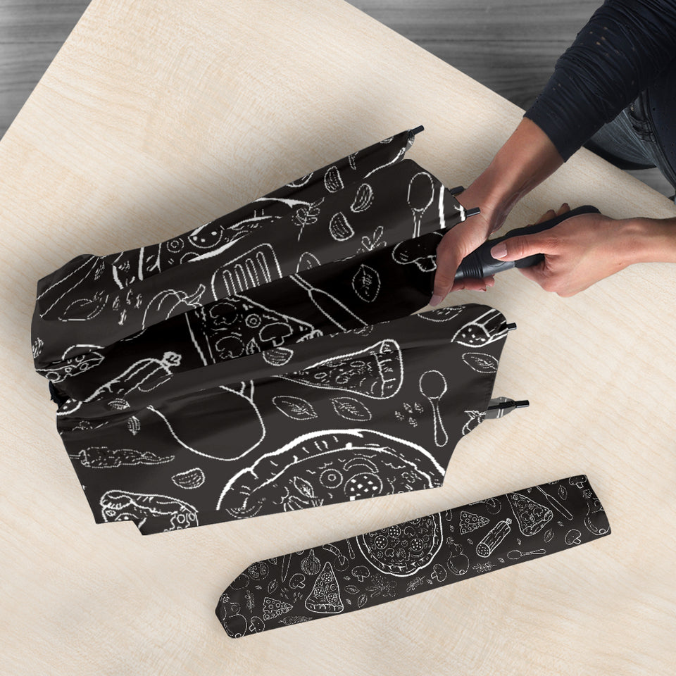 Pizza Pattern  Umbrella