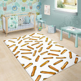French Fries Potato Pattern Area Rug