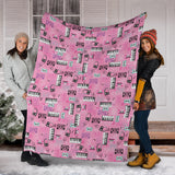 Piano Pattern Print Design 01 Premium Blanket