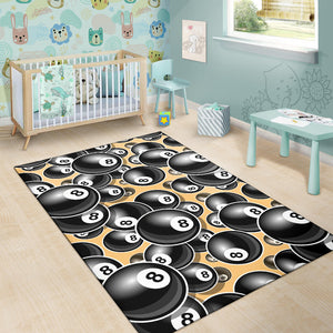Billiard Ball Pattern Print Design 04 Area Rug