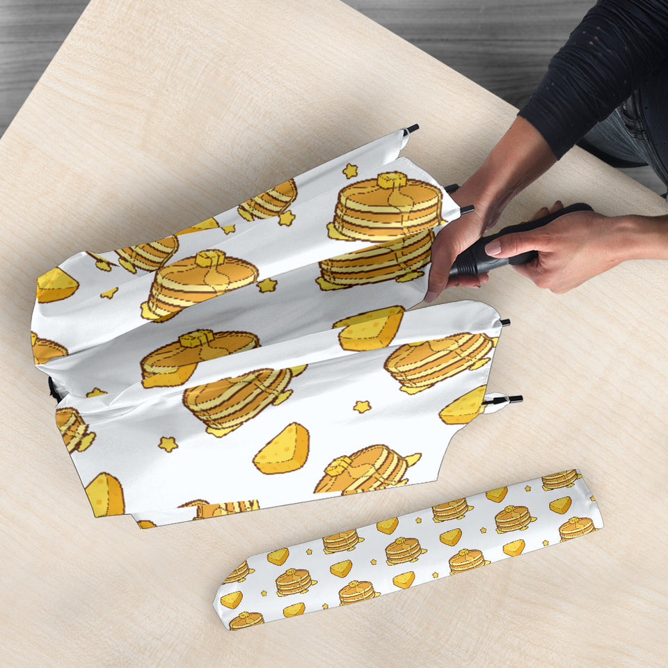 Pancake Pattern Print Design 03 Umbrella