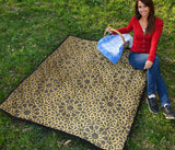 Arabic Star Gold Pattern Premium Quilt