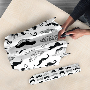 Mustache Beard Pattern Print Design 04 Umbrella