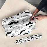 Mustache Beard Pattern Print Design 04 Umbrella