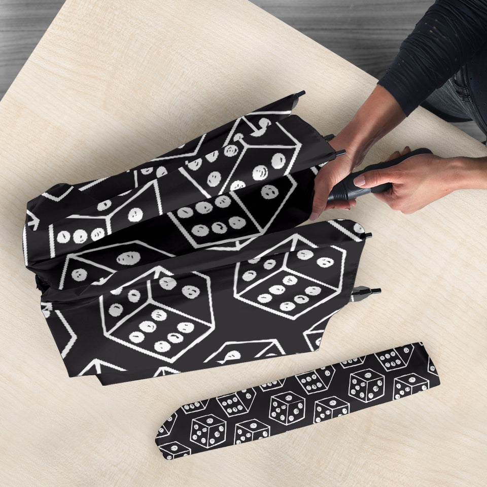 Dice Pattern Print Design 01 Umbrella