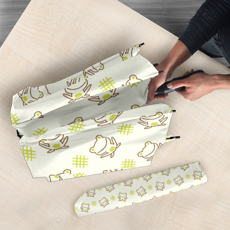 Cute Cartoon Frog Baby Pattern Umbrella