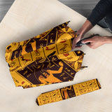 Egypt Hieroglyphics Pattern Print Design 05 Umbrella