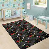 Eagle Pattern Print Design 04 Area Rug
