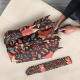 Fox Leaves Mushroom Pattern Umbrella