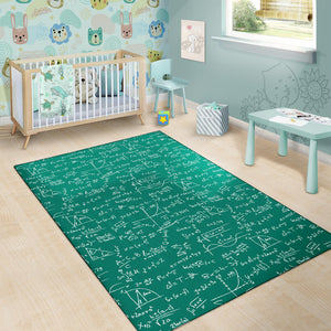 Math Pattern Print Design 01 Area Rug
