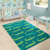 Crocodile Pattern Area Rug