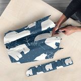 Polar Bear Mother Her Child Pattern Umbrella