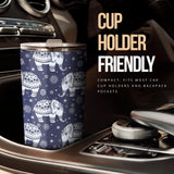 Elephant Tribal Design Pattern Tumbler