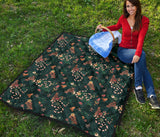 Snake Forest Pattern Premium Quilt
