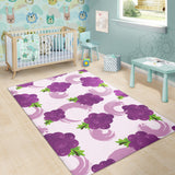 Cute Grape Pattern Area Rug