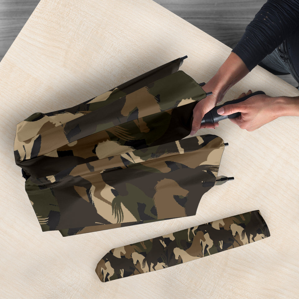 Horse Camouflage Pattern Umbrella