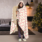 Peanuts Texture Pattern Hooded Blanket